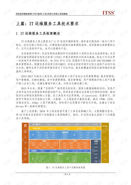 中國信息技術服務運維工具名錄 數字化轉型的關鍵支撐
